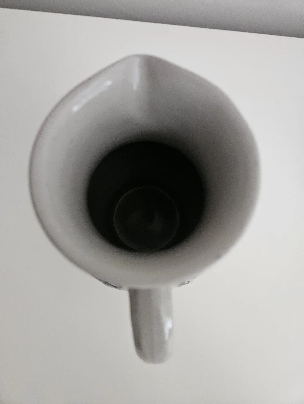 VTG German Stoneware Cobalt Blue & Gray Wine Pitcher | SZ 7
